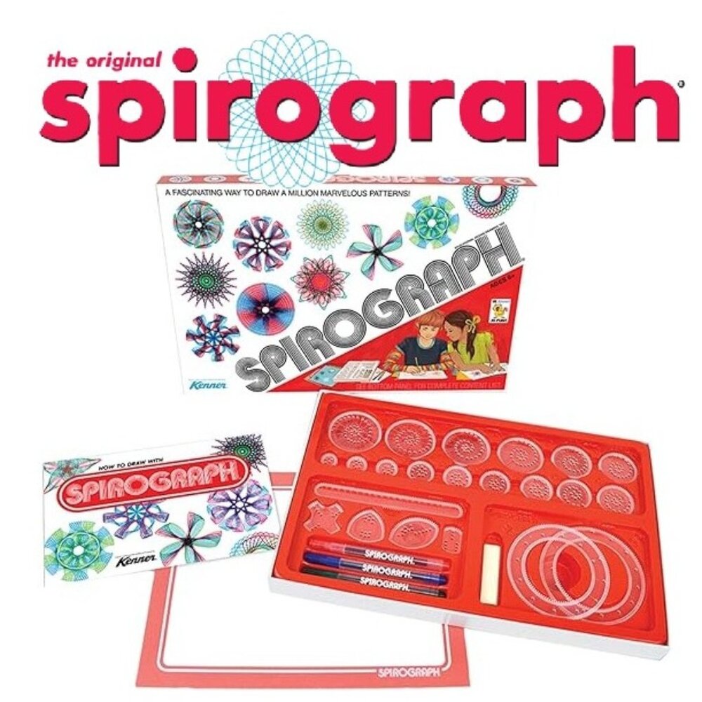 Spirograph Retro Toys Crafts Drawing Art Supplies Kit gift Scrapbooking school c